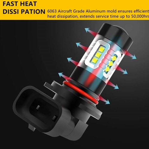 LED Headlight & Fog Light Bulbs Kit Dodge Ram 1500 4.7L 5.7L 2009 2010 2011 2012 - Picture 18 of 19
