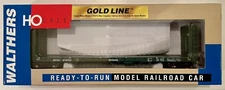 HO Walthers 932-40055, Canadian 50' Bulkhead Flat Car, BC Rail #818453