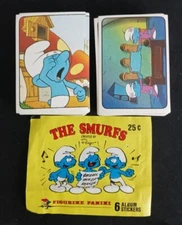 1982 Panini The Smurfs Stickers (Pick Your Stickers)