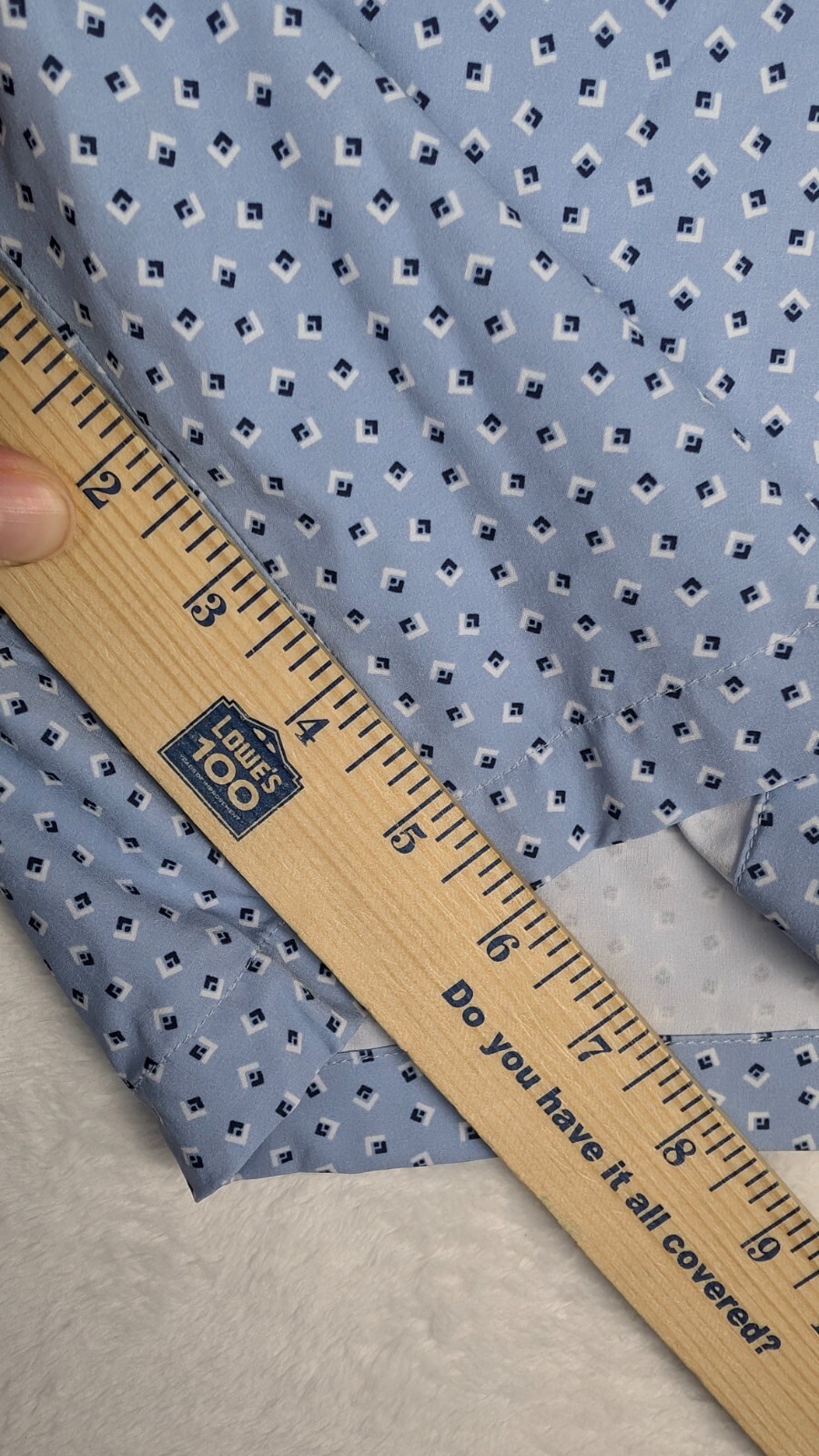 RLX Ralph Lauren Performance Golf Chino Shorts Mens 40 Light Blue Geometric thumbnail 4