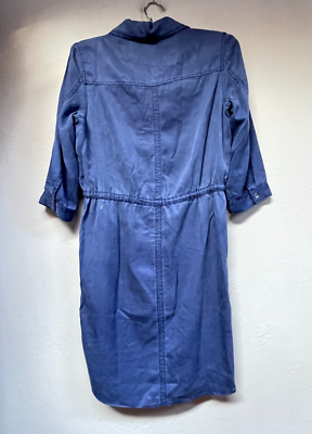 french connection blue shirt dress Pocket Shirt Dress Midnight Blue main image 1