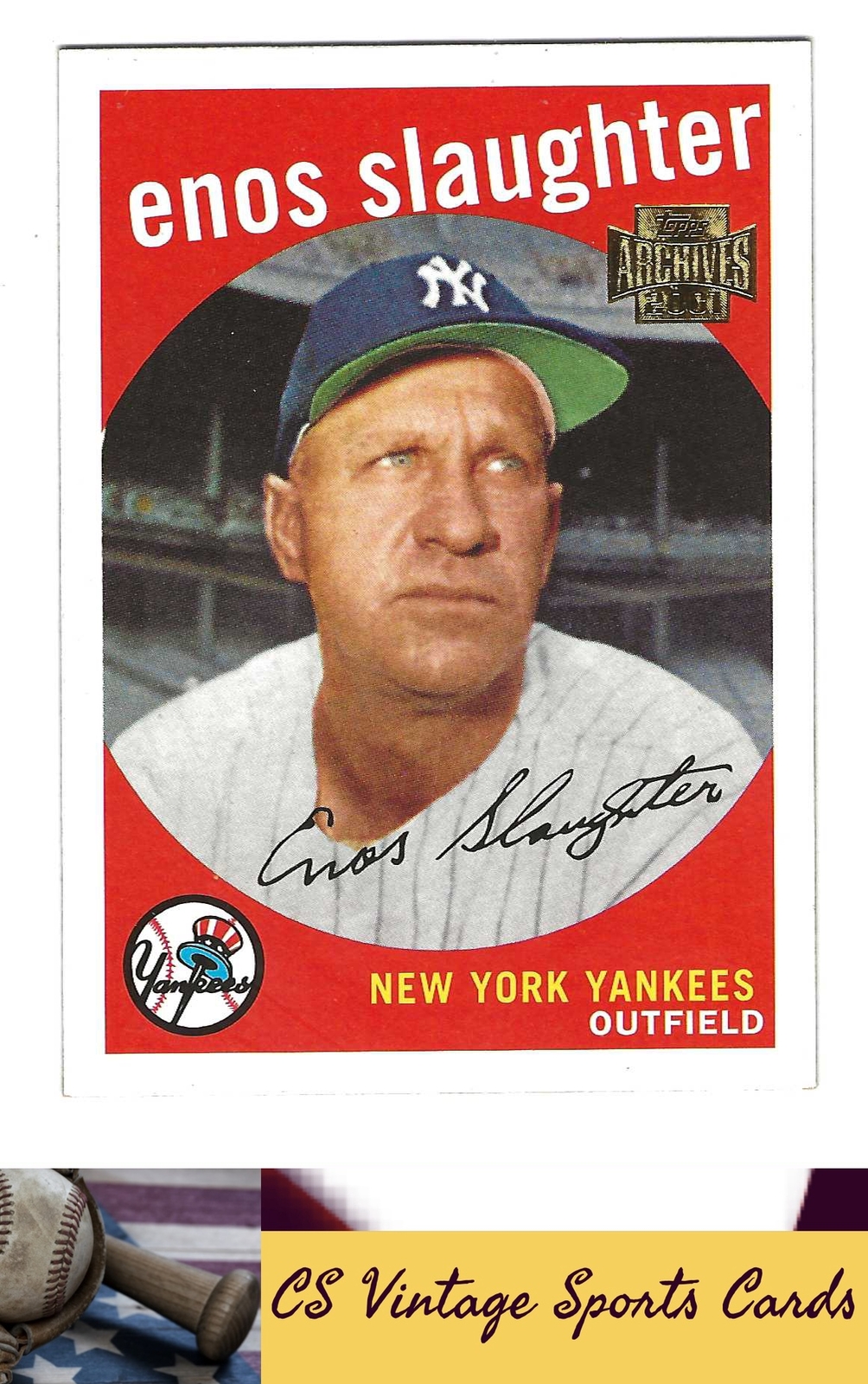 2001 Topps Archives #110 Enos Slaughter