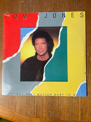 Tom Jones LP Things That Matter Most to Me - Mercury 830-409-1 NEW SEALED