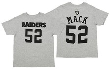Outerstuff NFL Youth Oakland Raiders Khalil Mack 52 Mainliner Tee
