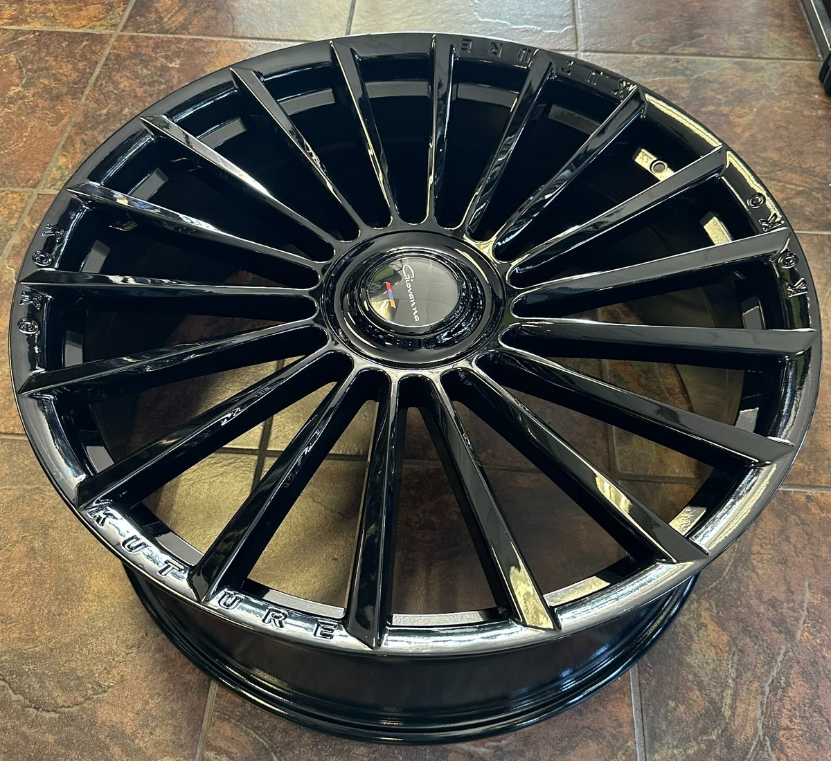 26'' inch Giovanna Urfa Black Wheels Yukon Ram QX80 Escalade