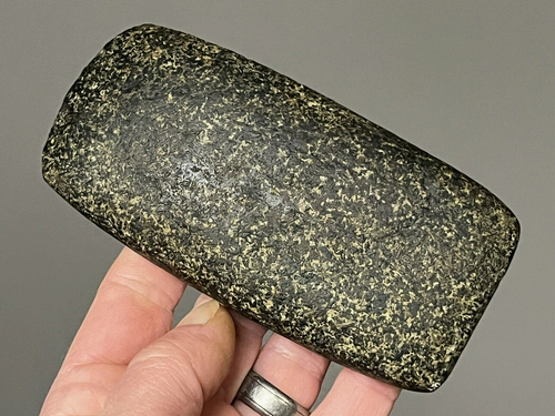 MAGNIFICENT HOPEWELL HARDSTONE CELT IOWA ARROWHEADS AUTHENTIC INDIAN ARTIFACT - Picture 7 of 10