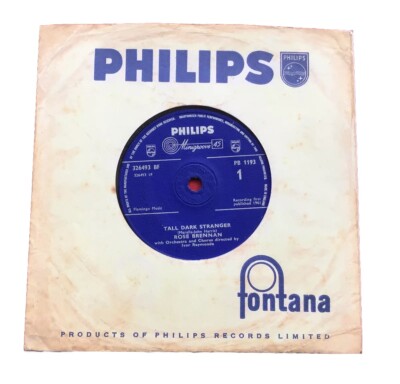 A336,Tall Dark Stranger, Rose Brennan, 7''45rpm Single, Very Good Condition