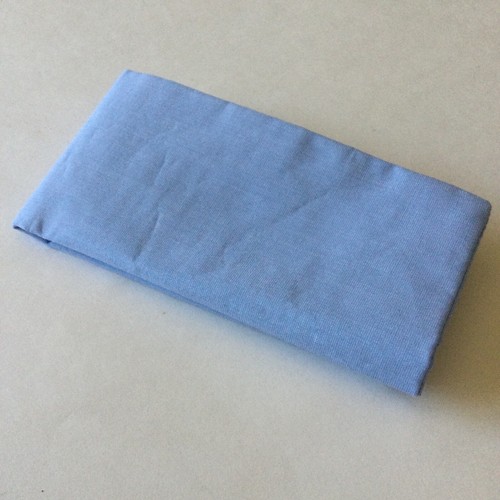 NORDSTROM UOMO SHOP COTONE PRE PIEGATO PERFETTO TASCA QUADRATO BLU NUOVO SENZA ETICHETTE - Foto 1 di 12