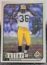RARE PACKERS HOFer LEROY BUTLER 1998 UD CHOICE RESERVE SP INSERT MINT/NM