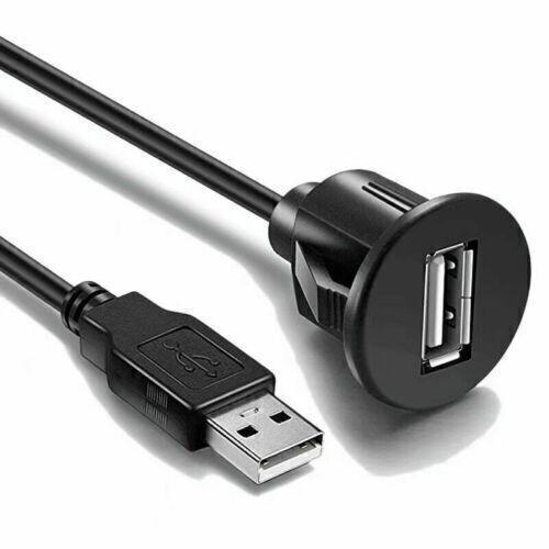 USB AUX Flush Panel Mount Extension Cable Male to Female for Car Truck Boat - Picture 17 of 24