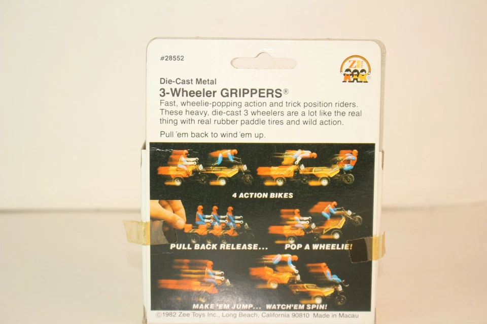 Pinzas de 3 ruedas Zee Toys 1982, Kawasaki 250 Foto 4 de 4