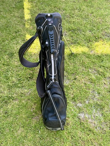 Callaway Hyper Lite 3.0 3 Way Divided Golf Stand Bag White Black 5 Pockets. Used - Picture 9 of 16