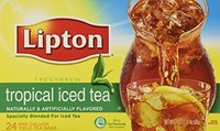 2 X 24 Gallon Size Lipton Tropical Iced Tea Bags (2 Boxes Per Order), New, Free on sale 2 X 24 Gallon Size Lipton Tropical Iced Tea Bags (2 Boxes Per Order), New, Free on sale