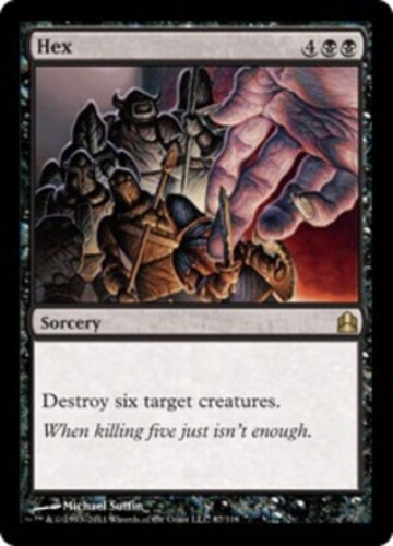 Hex NM, English MTG Commander