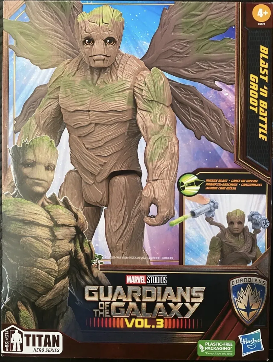 Marvel Guardians of the Galaxy Vol. 3 Blast 'N Battle Groot Action Figure  New