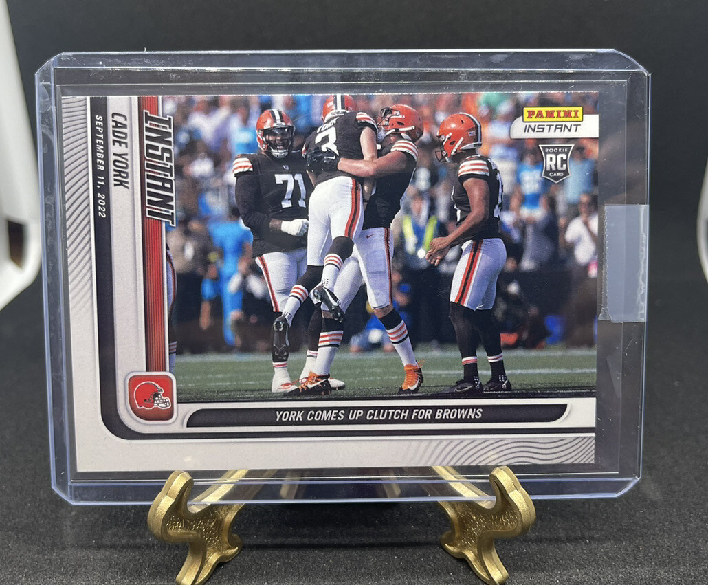 Cade York Panini Instant NFL #7 Base