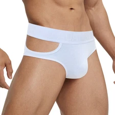Casual Comfortable Mens Underwear Low Waist Cotton Sexy U Convex Design Briefs