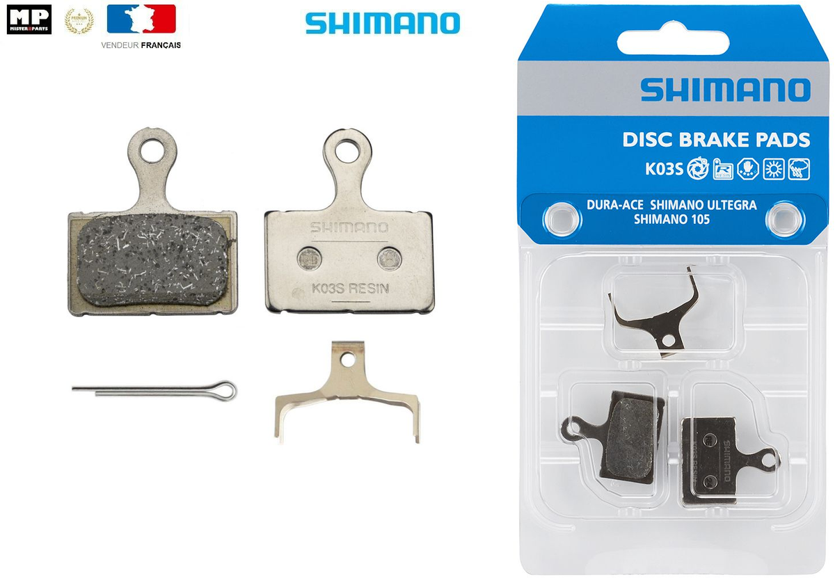 4 Paires De Plaquettes De Frein Vélo – Semi-métalliques – Compatibles Shimano BR-R9170, R8070, RS805, RS505, RS405, RS305, U5000