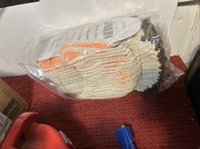 Work Gloves 12 Pairs Large Rubber gripped 45 Cotton, 40 PVC, 15 Polyester