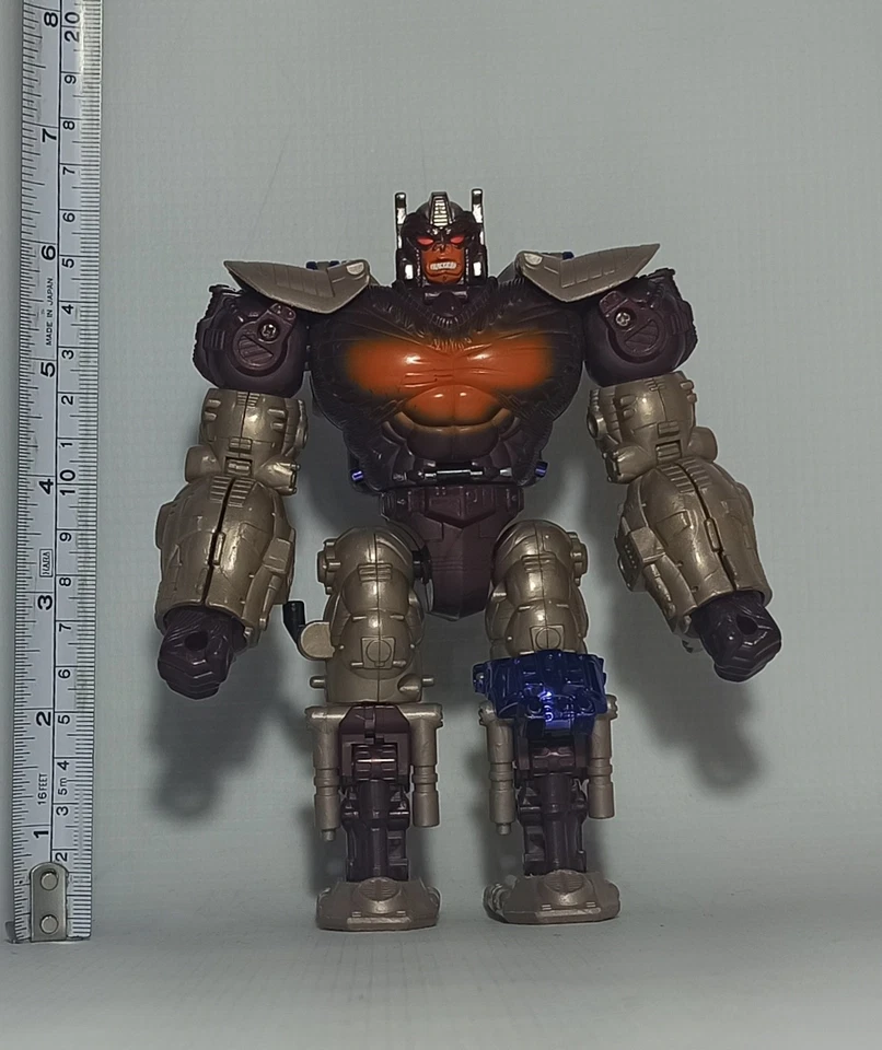 HASBRO VTG 1998 TRANSFORMERS BEAST WARS TRANSMETALS OPTIMUS PRIMAL 99% COMPLETE - Image 2 of 4