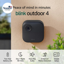 Outdoor 4 Wireless Smart Security Camera, Two-Year Battery, 1080P HD Day and I