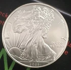 U.S. Mint 2021 American Silver Eagle $1 1 oz .999 Silver Business Uncert