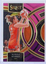 2024 Panini Select WNBA 190 Marina Mabrey Pink & Purple Prizm 11/99