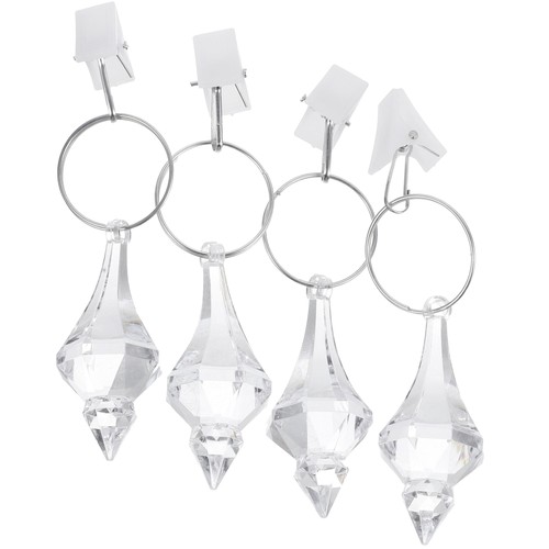 4 Pcs Weights for Shower Curtain Clips to Hold Curtains Together - Picture 9 of 10
