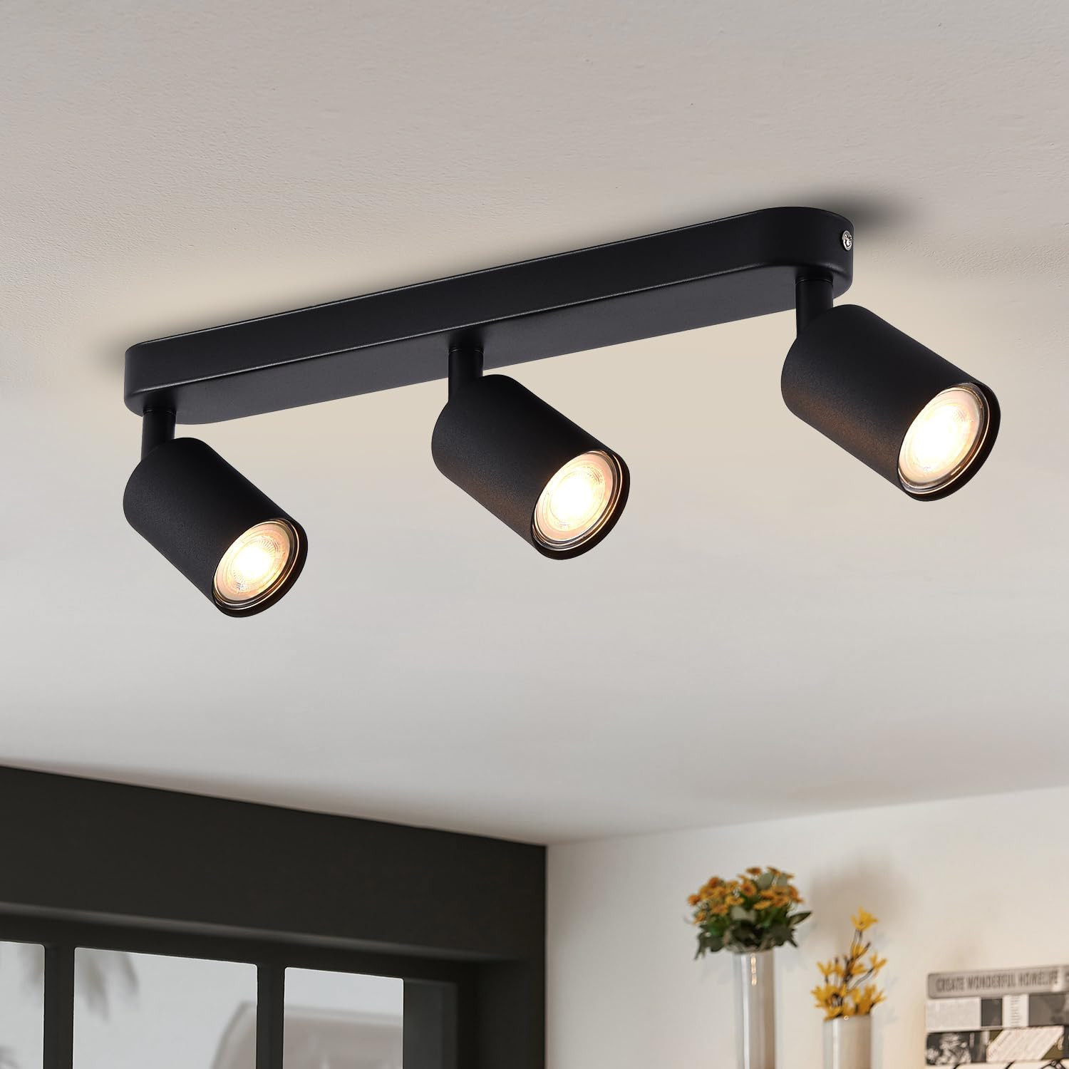 Authentics Wardrope – Appendiabiti A Soffitto Con 4 Ganci Cromati, Corda In Poliammide Da 3 Metri
