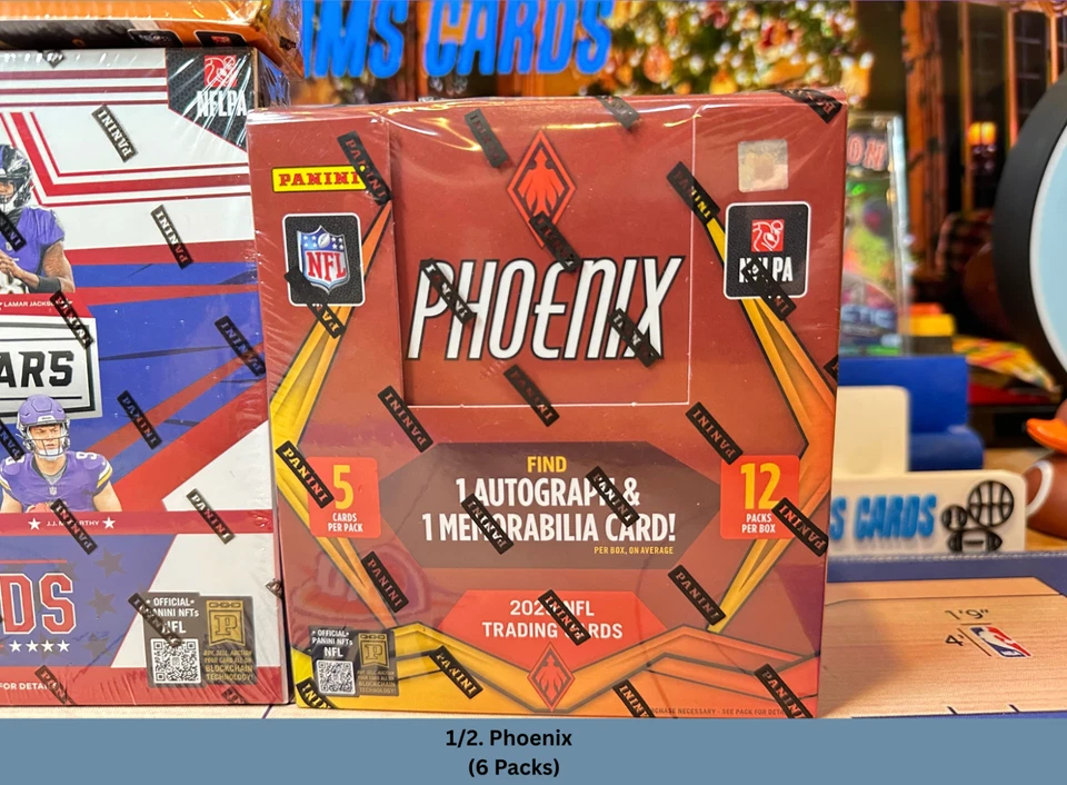 Carolina Panthers Hobby Box BREAK 23-25 NFL 1/2 Phoenix 1/2 Rookies & Stars - Image 3 of 4