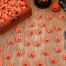 120Pcs Halloween Mini Pumpkins for Crafts and Holiday Decor