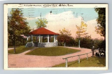 Meriden CT, Fairview Pavilion, Hubbard Park, Connecticut c1943 Vintage Postcard