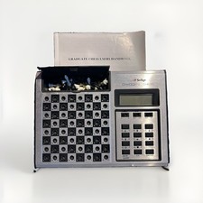 Computadora de viaje electrónica de ajedrez SciSys 1981 vintage modelo 112A