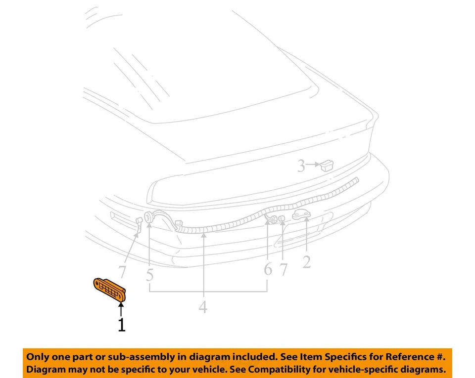 GM CAMARO 1993-2002 LÁMPARA ASM, marcador lateral trasero 5976010 nuevo OEM Foto 3 de 4