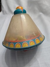 Vintage - 1960 s Ohio Art Metal Plastic Turntop Children s Toy Spinner Top