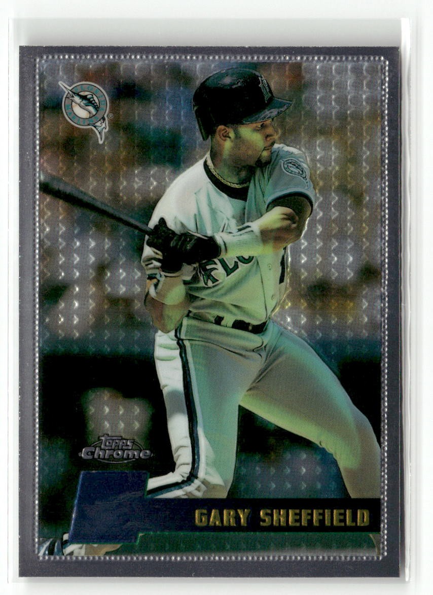 1996 Topps Chrome #27 Gary Sheffield