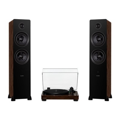 Fluance RT81 Vinyl Turntable and Ai81 Elite Powered Floorstanding Tower Speakers