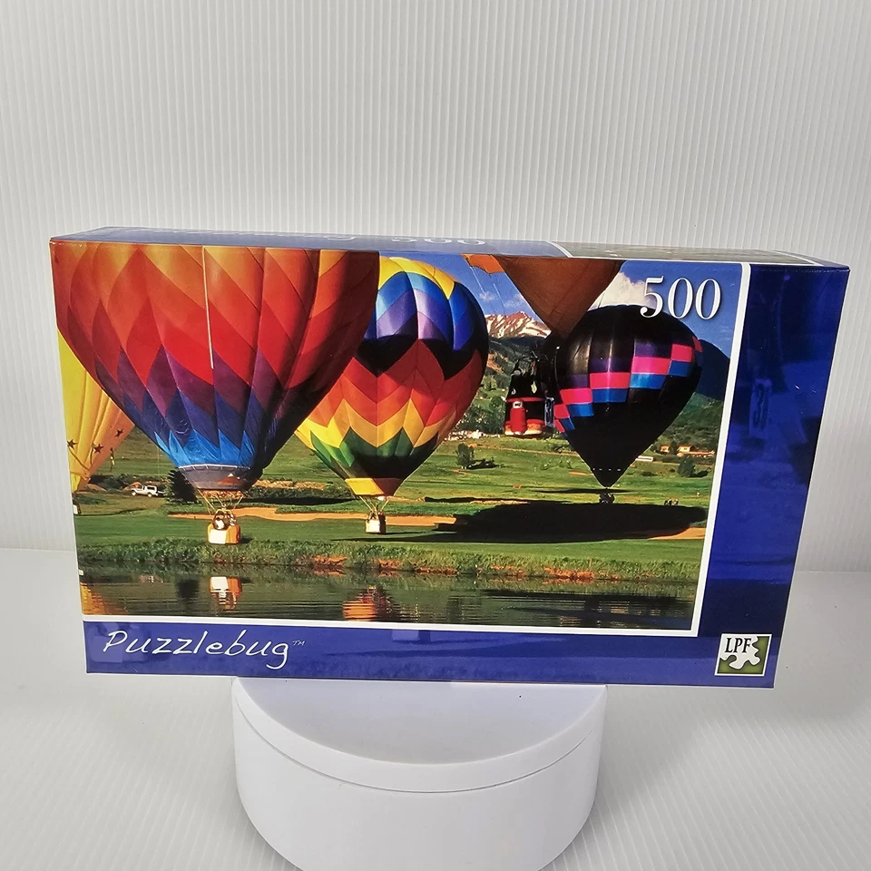 Puzzlebug 500 Piece HOT AIR BALOONS 18.25 in X 11 New, Sealed - Image 2 of 4