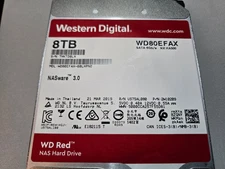 WESTERN DIGITAL 8TB-WD80EFAX-SATA 6GB NX HA500-NASWARE 3.0- WD80EFAX-68LHPN0