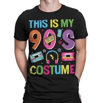 90er Jahre inspiriertes Kostüm T-Shirt buntes Retro-Design für lustige...