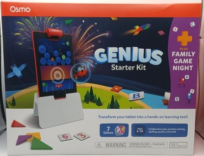 Osmo Genius Starter Kit Lernspiel für Fire Tablet Kinder 6 10 Jahre 7 Spiele Neu