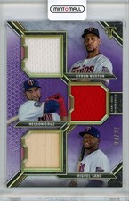 2021 Topps Triple Threads Buxton Cruz Sano Triple Legends Relic 27/27