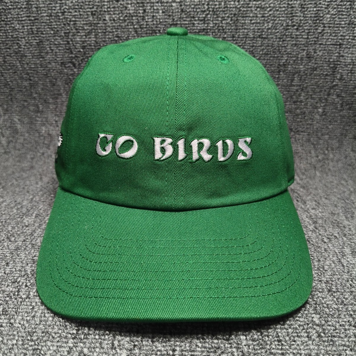 Mitchell & Ness Philadelphia Eagles Go Birds Green Strapback Cap