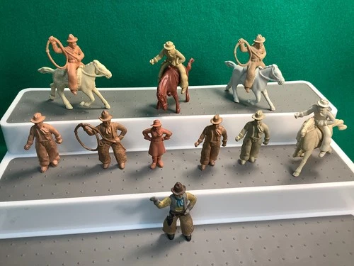 VINTAGE 1950'S MARX 60MM BAR M RANCH CHUBBY COWBOY LOT