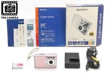NEAR MINT W/Box SONY Cyber-shot DSC-W80 Pink 7.2MP Carl Zeiss 3x Zoom JAPAN