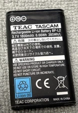 TASCAM Rechargeable Li-ion Battery BP-L2 for DR-1,DR-100 used