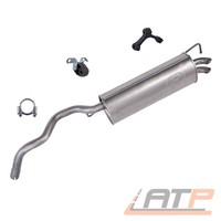 EndschalldÄMpfer Auspuff SchalldÄMpfer FÜR Vw New Beetle 9C 1C 1.6