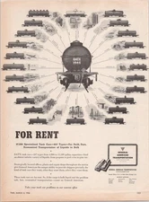 General American Transportation 1946 Print Ad GATX Tank Cars Vintage