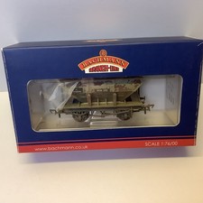 Bachmann 37-508A OO Gauge 24 Ton Ore Hopper Wagon BR Grey Weathered Boxed