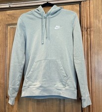 Nike Sportswear Club Fleece Hoodie Sage Green Pullover Sweatshirt Women s Small